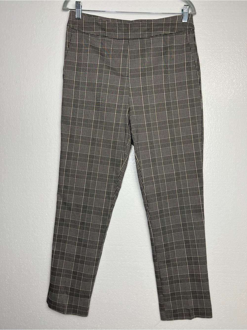 Massimo Fabbro Italy plaid pull on pants size 6